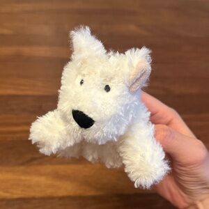 Scottie Dog Plush Keychain Cute Puppy Bag Charm Soft Stuffed Animal Gift